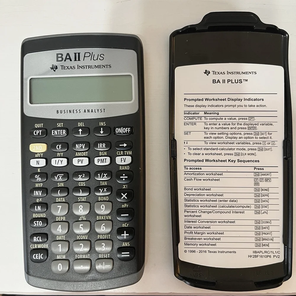 Texas Instruments BA II Plus Business Analyst Calculator - Picture 3 of 5